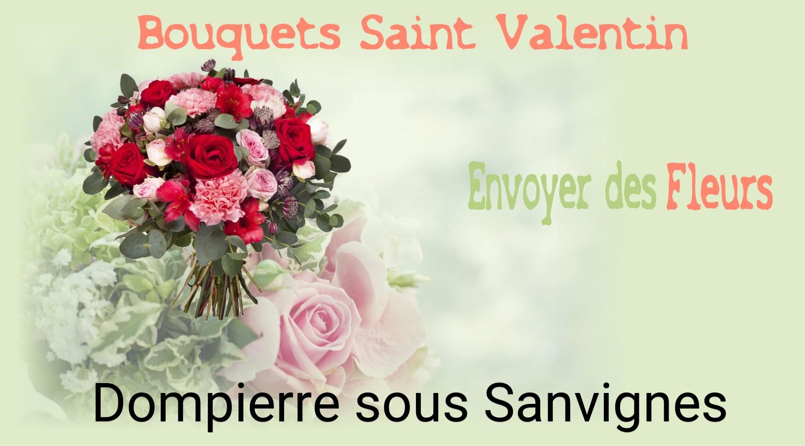 Roses de Saint-Valentin livrées à Dompierre-sous-Sanvignes